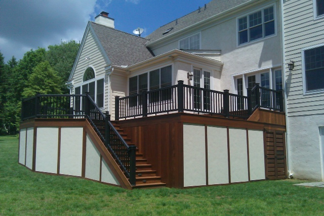 Renovations Outdoor Living raised patio